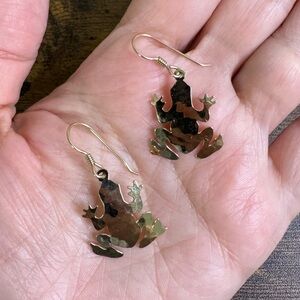 ❤️#62. Wild Bryde Frog Earrings